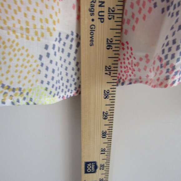 ANA Women's Abstract Print Surplice Top XL Tall Multicolor Boho Maximalist - Picture 8 of 10